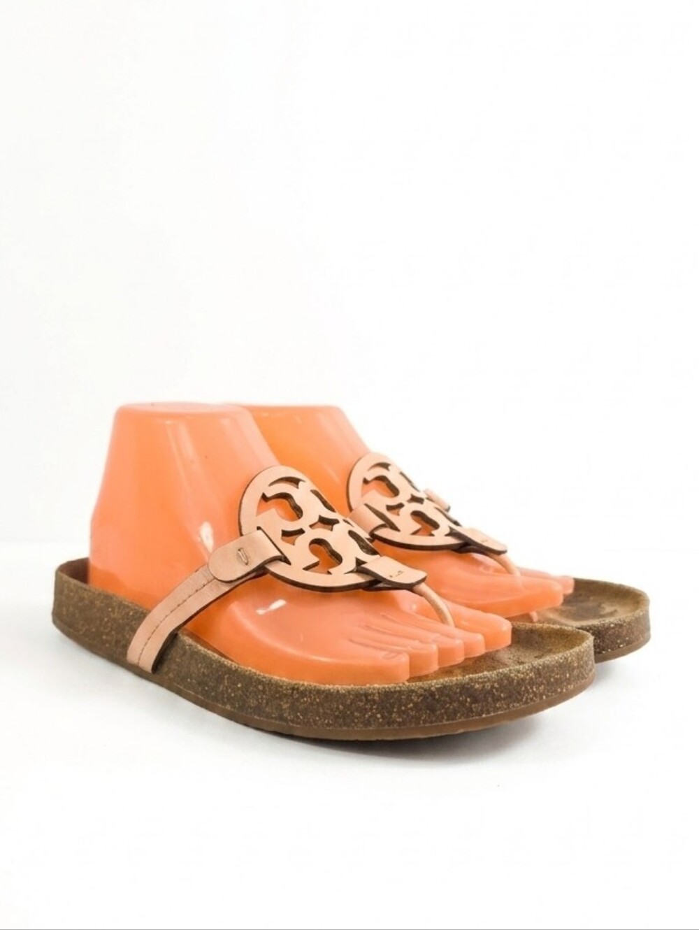 Tory Burch Miller Cloud Leather Women's‎ Sandals Size 9.5